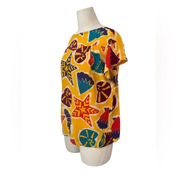 Karl Lagerfeld Vintage 100% Silk Blouse Size 40 (XL) - Picture 4 of 8